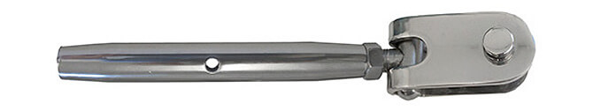 Closed Body Turnbuckle with Toggle to Blank Ends - 316 Stainless Steel